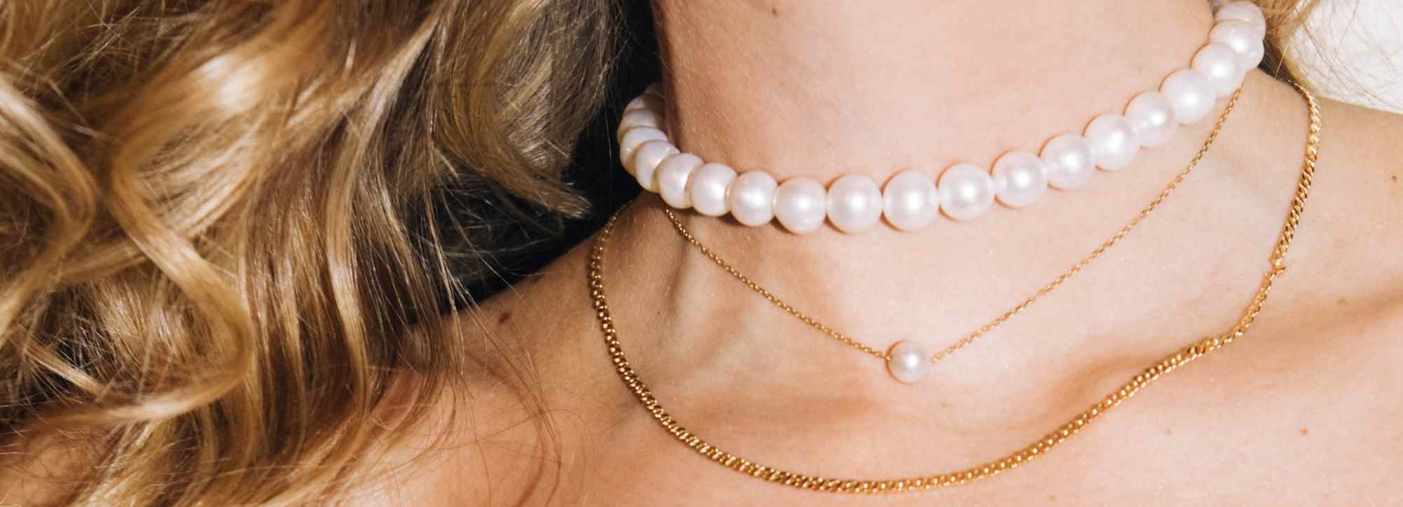 白蝶真珠 ダイヤ K18 YG ネックレス 60cm イエローゴールド 750 パール  