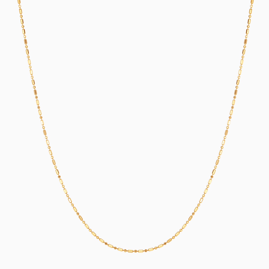 Cashmere Necklace - Solid Gold