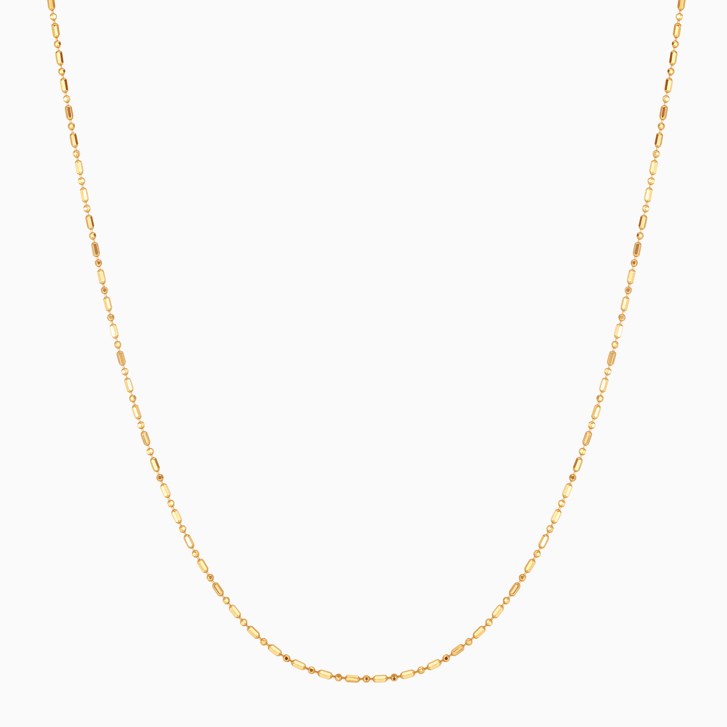 Cashmere Necklace - Solid Gold
