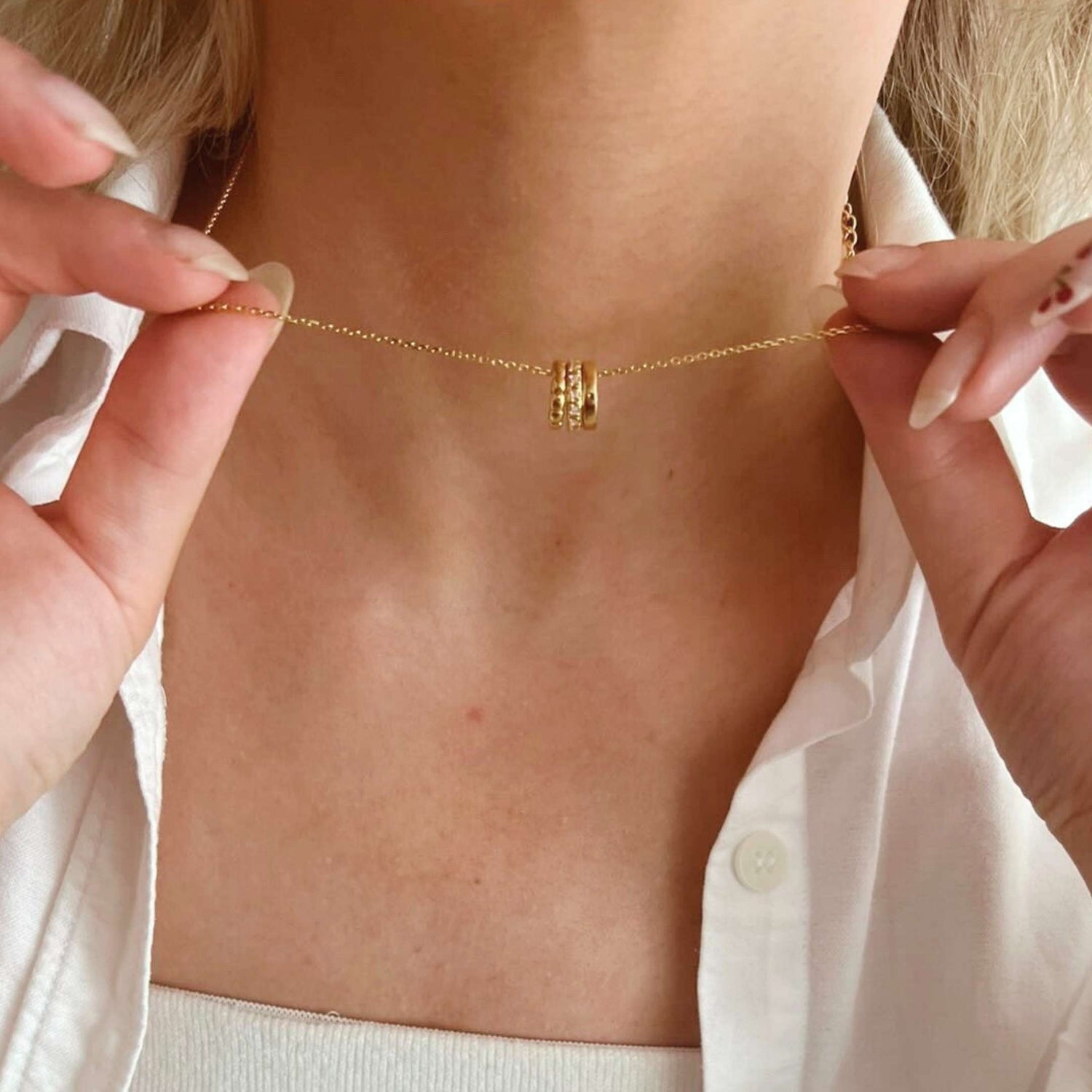 Rachael Necklace - Solid Gold