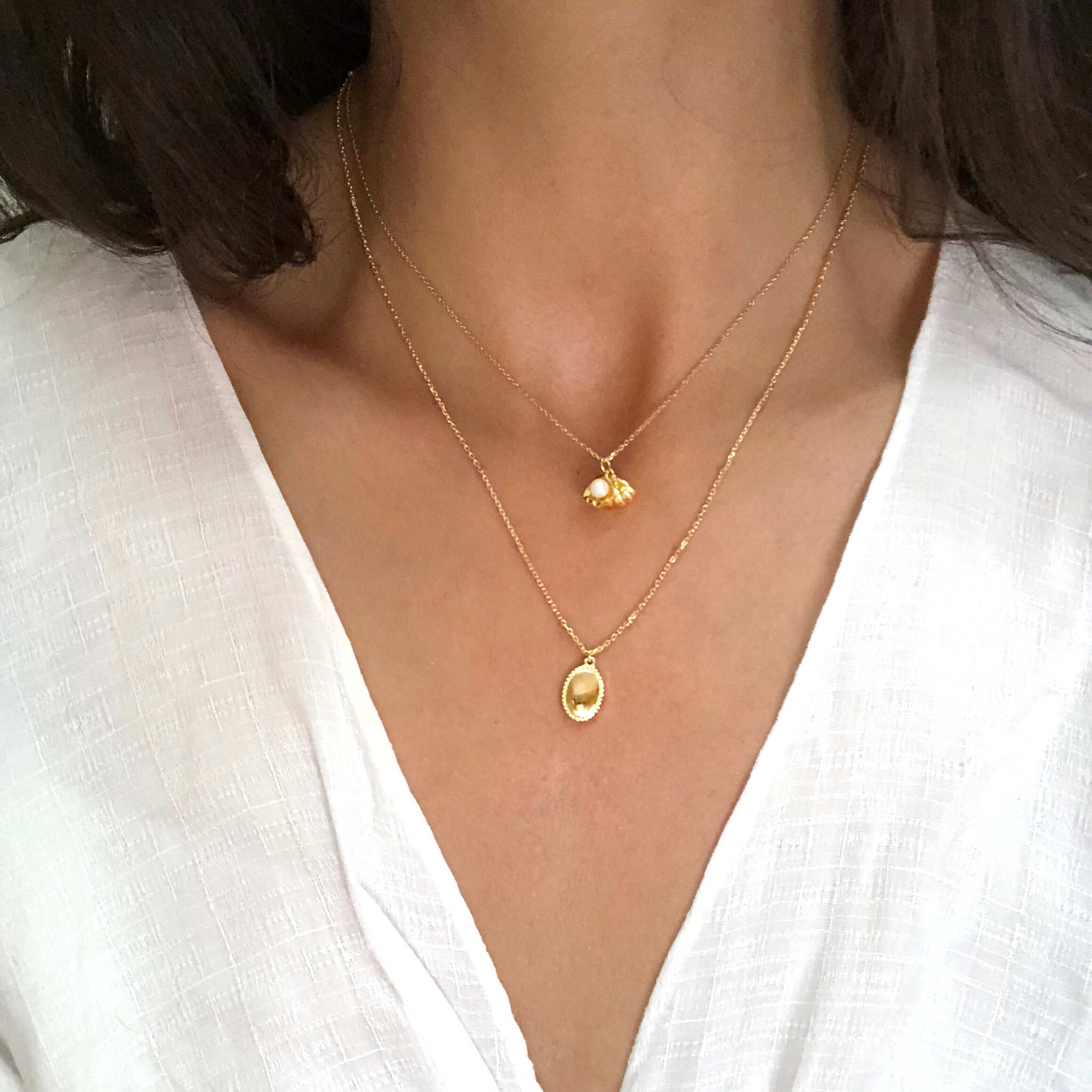 Chéri Necklace - Solid Gold