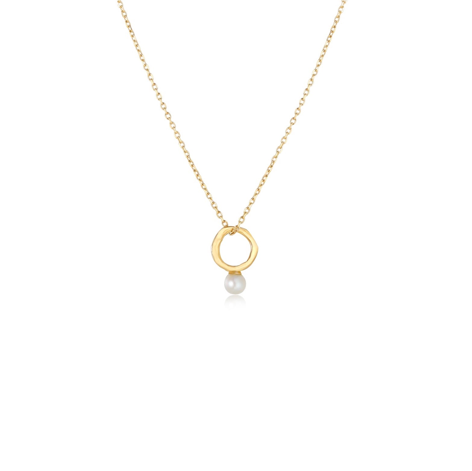 Kate Baby Pearl Necklace - Solid Gold