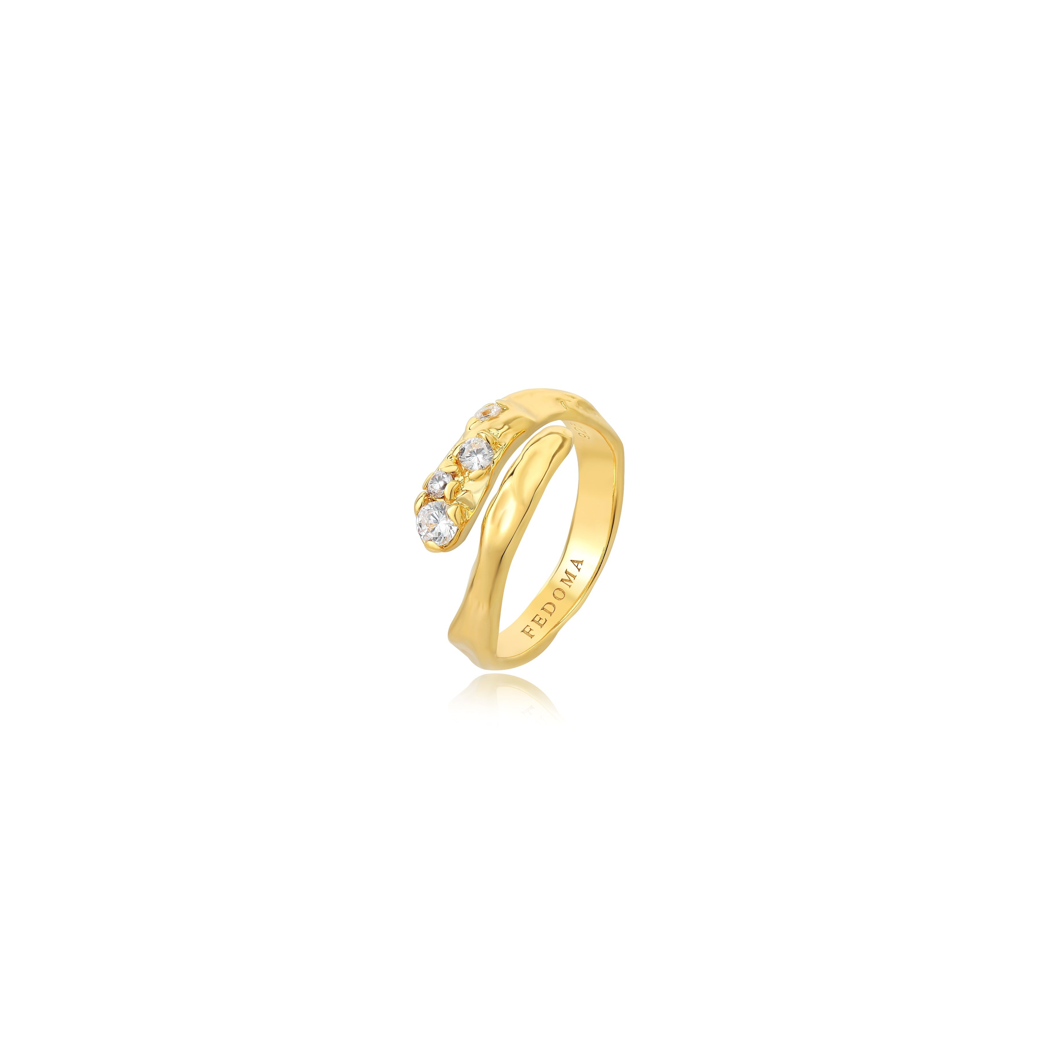 Toasty Ring - 14K Solid Gold