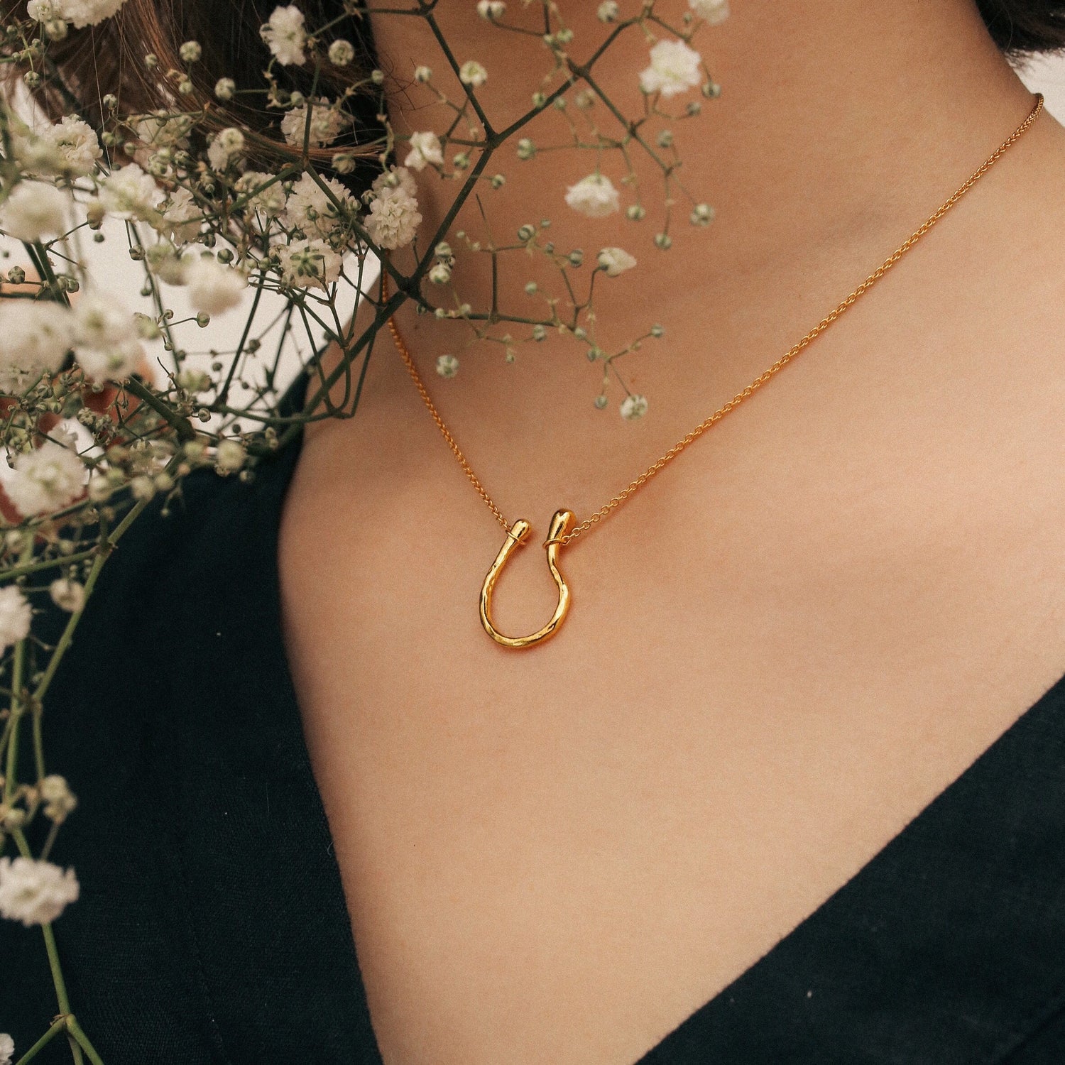 Chia Necklace - Solid Gold